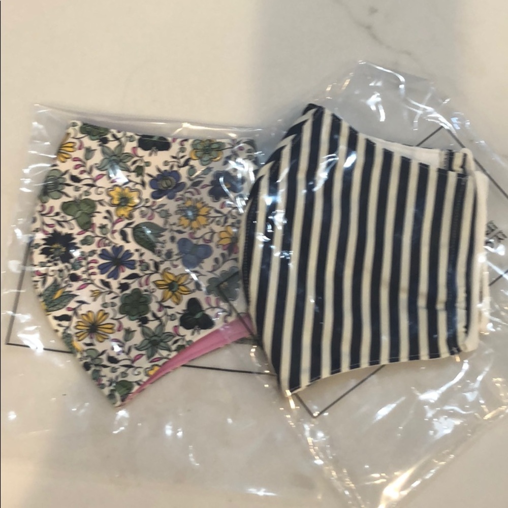 2 Tory Burch non medical masks.
